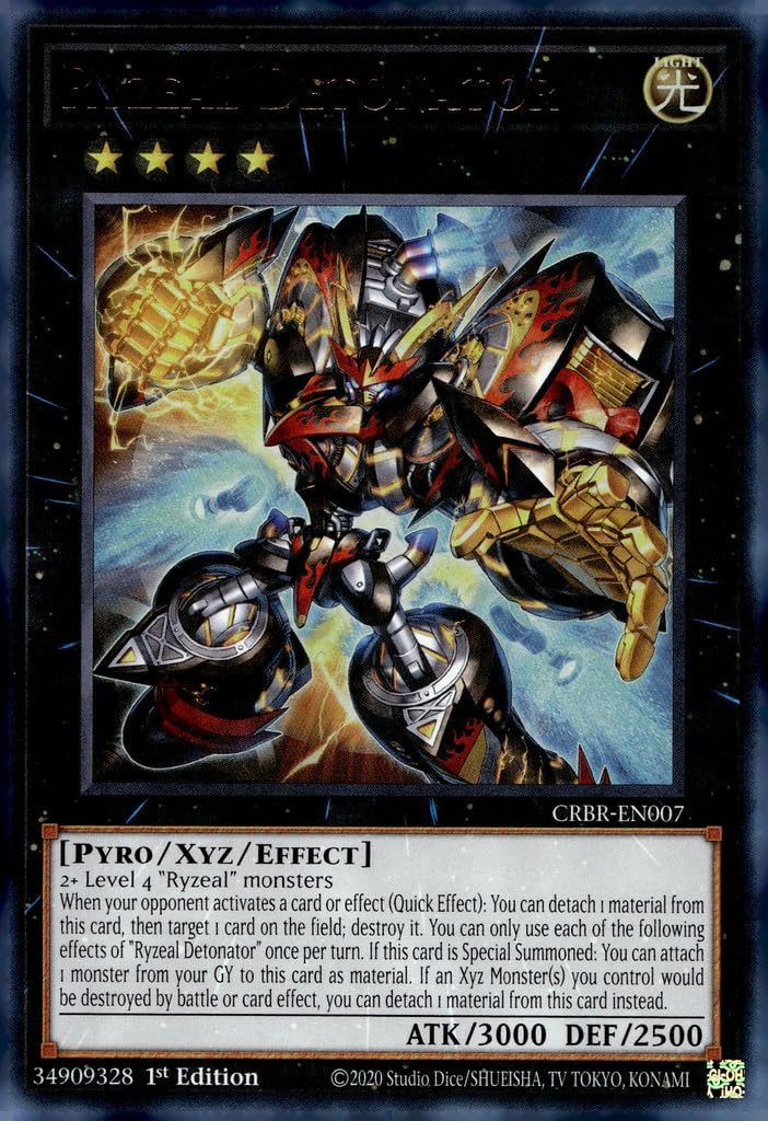 Ryzeal Detonator - CRBR-EN007 - Ultra Rare - 1st Edition : Amazon